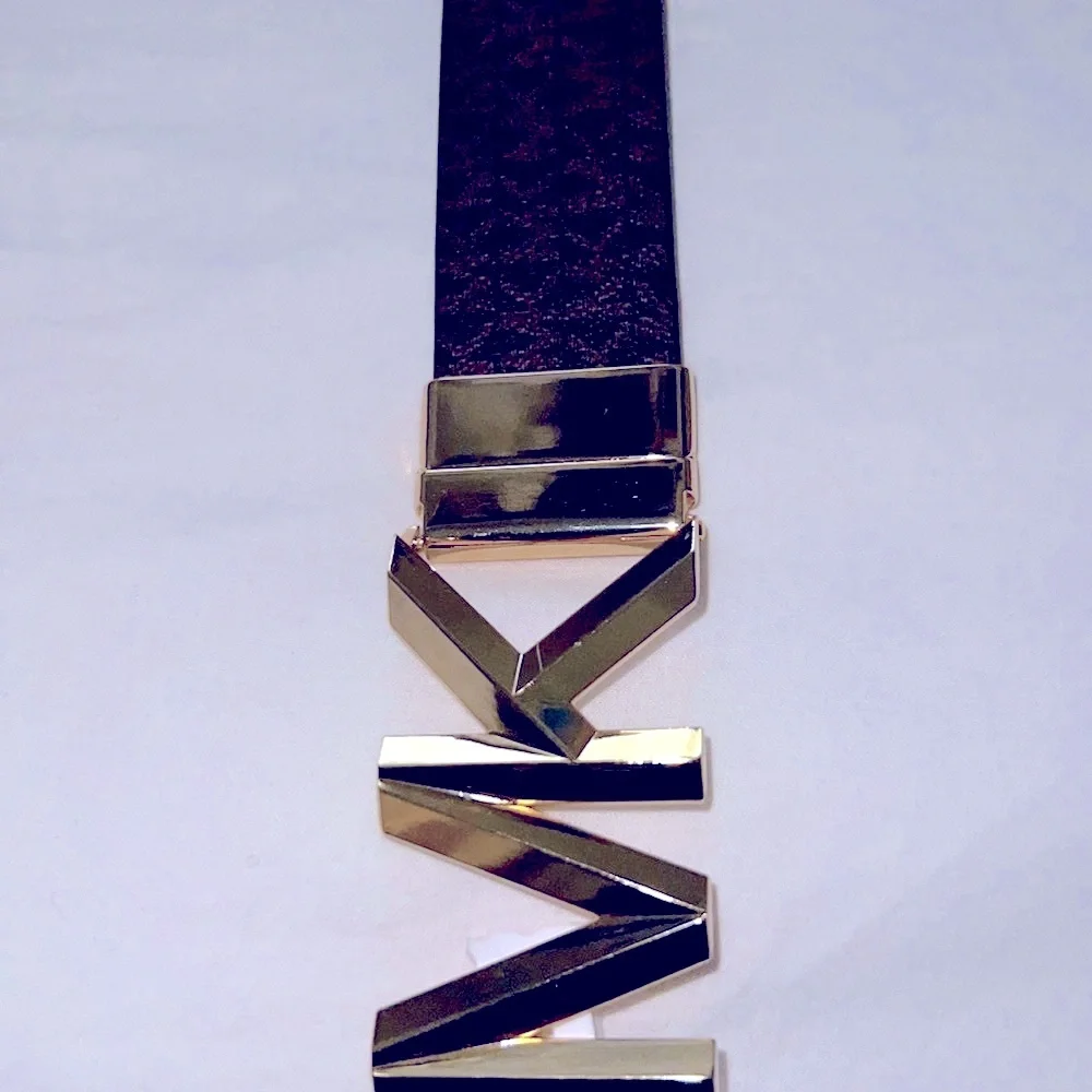 Michael Kors leather reversible waist belt size small